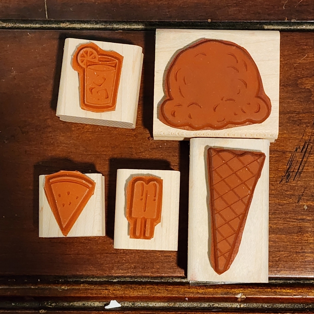 1 Set Of 19" Fun In Sun Stamps - Picture 7 of 10